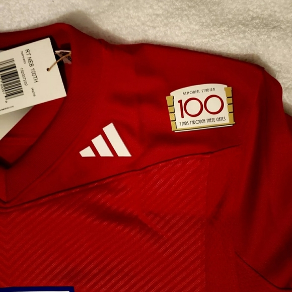 Adidas 7 Nebraska Husker Memorial Stadium 100th Anniversary Jersey Medium - Picture 9 of 16